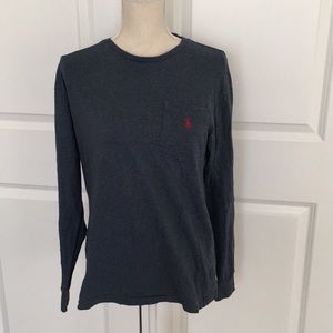 Navy Long Sleeve Polo